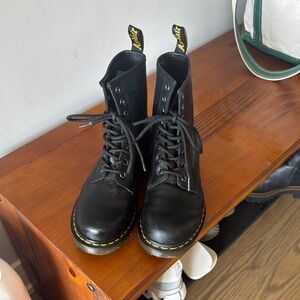 Dr. Martens Black Leather Boots